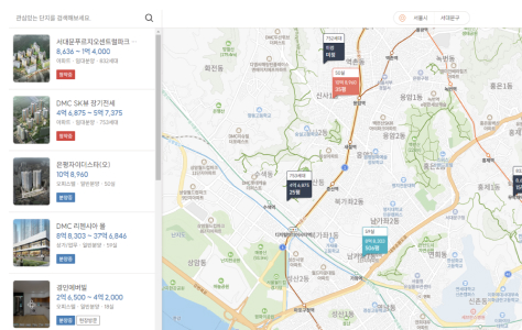 주택분양 큐레이션 서비스 이미지